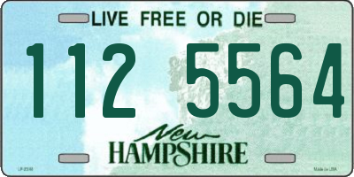 NH license plate 1125564