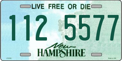 NH license plate 1125577