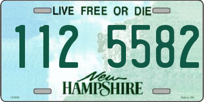 NH license plate 1125582