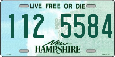 NH license plate 1125584