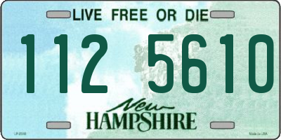 NH license plate 1125610