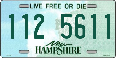 NH license plate 1125611