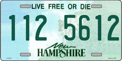 NH license plate 1125612