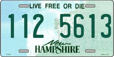NH license plate 1125613