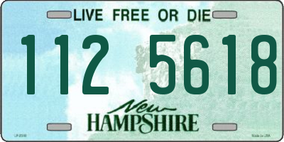NH license plate 1125618