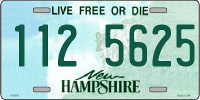 NH license plate 1125625