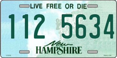 NH license plate 1125634
