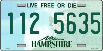 NH license plate 1125635