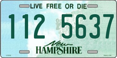 NH license plate 1125637