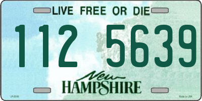 NH license plate 1125639