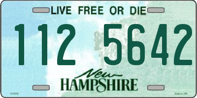 NH license plate 1125642