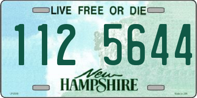 NH license plate 1125644
