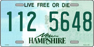 NH license plate 1125648