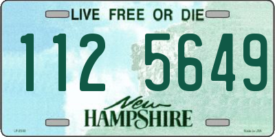 NH license plate 1125649