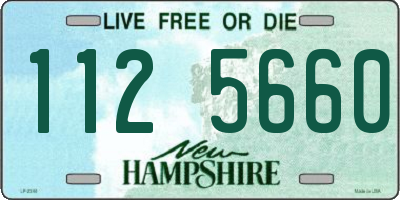 NH license plate 1125660