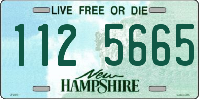 NH license plate 1125665
