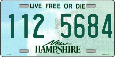NH license plate 1125684