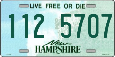 NH license plate 1125707