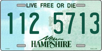 NH license plate 1125713