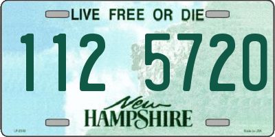 NH license plate 1125720