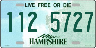 NH license plate 1125727