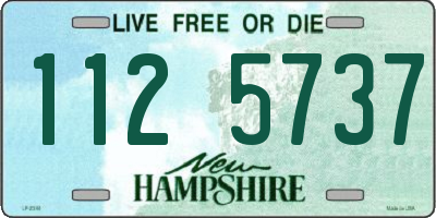 NH license plate 1125737
