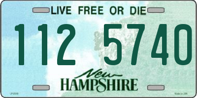 NH license plate 1125740