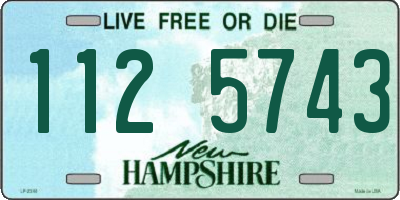NH license plate 1125743
