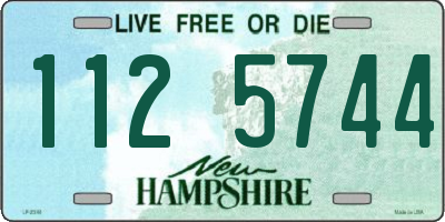 NH license plate 1125744