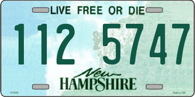 NH license plate 1125747