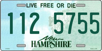 NH license plate 1125755