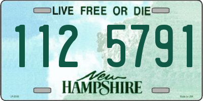 NH license plate 1125791