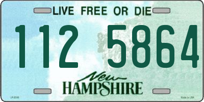 NH license plate 1125864