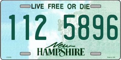 NH license plate 1125896