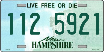 NH license plate 1125921