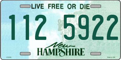 NH license plate 1125922