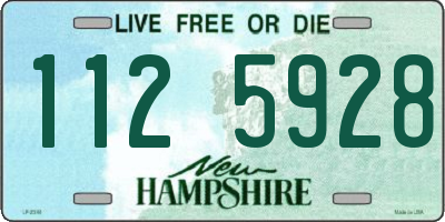 NH license plate 1125928