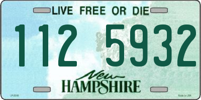 NH license plate 1125932