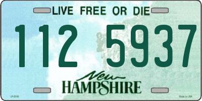 NH license plate 1125937