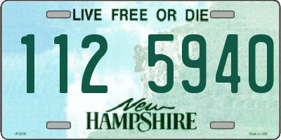 NH license plate 1125940