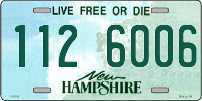 NH license plate 1126006