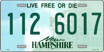 NH license plate 1126017