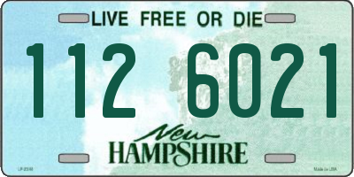 NH license plate 1126021