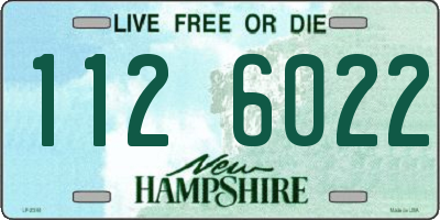 NH license plate 1126022