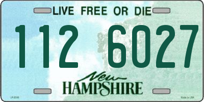 NH license plate 1126027