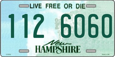 NH license plate 1126060