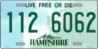 NH license plate 1126062