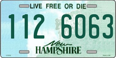 NH license plate 1126063
