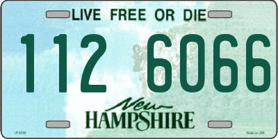 NH license plate 1126066