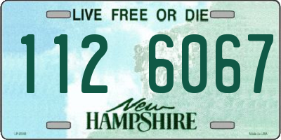 NH license plate 1126067